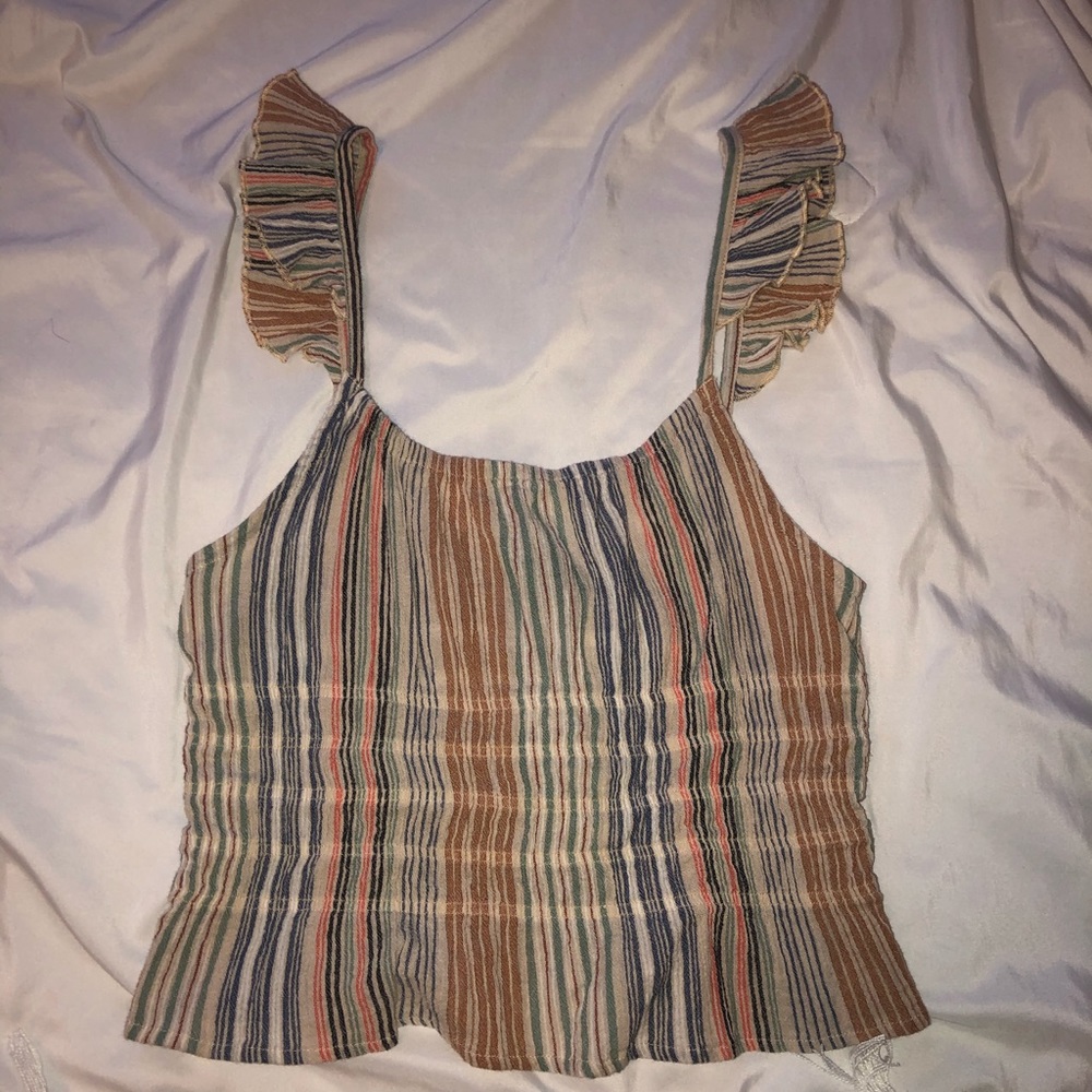 Striped crop top